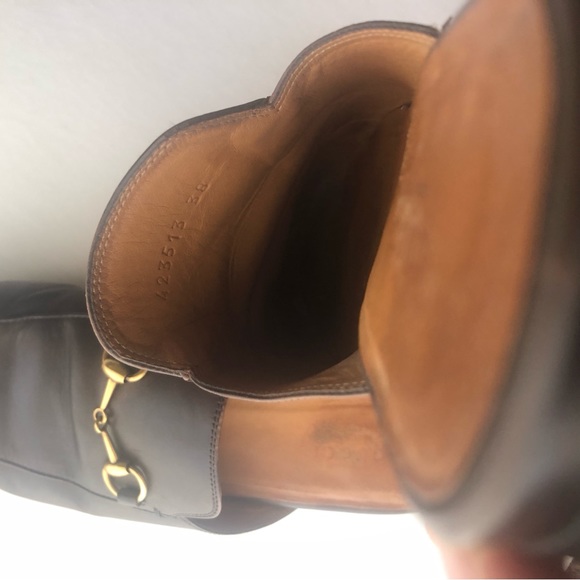 Dark Brown Gucci Princetown Mules - Picture 2 of 5